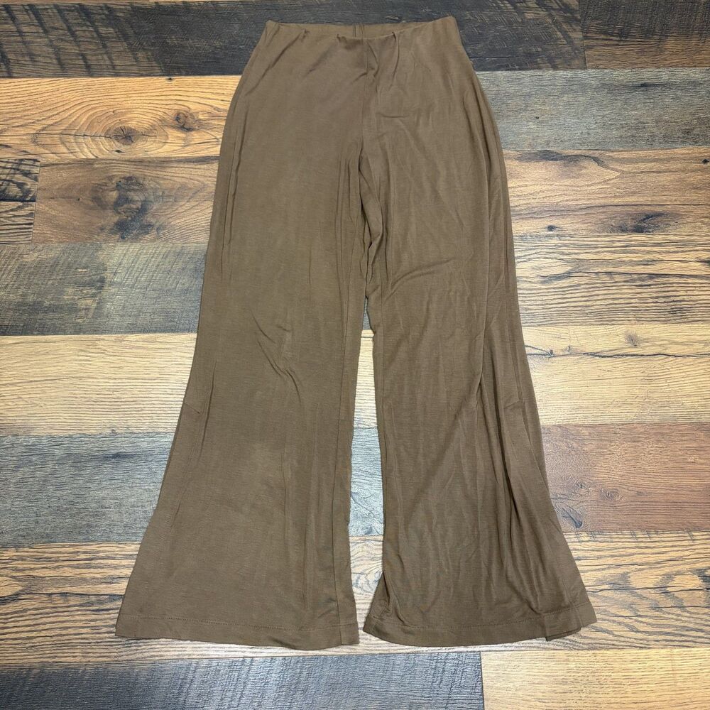 Rafaella Brown Flowy Pants